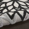 6’ x 9’ Black Gray White Indoor Outdoor Area Rug