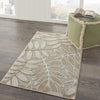 3’ x 4’ Natural Leaves Indoor Outdoor Area Rug