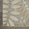 3’ x 4’ Natural Leaves Indoor Outdoor Area Rug