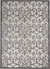 5’ x 8’ Gray and Charcoal Indoor Outdoor Area Rug