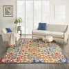 7’ x 10’ Rainbow Colored Indoor Outdoor Area Rug