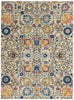 5’ x 7’ Ivory and Multicolor Floral Buds Area Rug