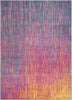 5’ x 7’ Rainbow Abstract Striations Area Rug