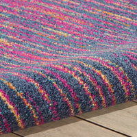 5’ x 7’ Rainbow Abstract Striations Area Rug