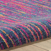 4’ x 6’ Rainbow Abstract Striations Area Rug