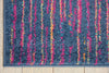 4’ x 6’ Rainbow Abstract Striations Area Rug