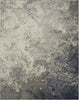 7’ x 10’ Charcoal and Ivory Abstract Area Rug