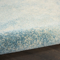 4’ x 6’ Light Blue and Ivory Abstract Sky Area Rug