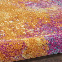 2’ x 10’ Abstract Brights Sunburst Runner Rug