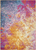 5’ x 7’ Abstract Brights Sunburst Area Rug