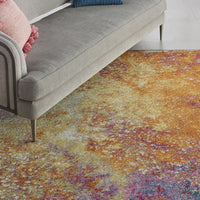 8’ x 10’ Abstract Brights Sunburst Area Rug