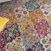 4’ x 6’ Muted Brights Floral Diamond Area Rug