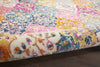 4’ x 6’ Muted Brights Floral Diamond Area Rug