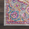 2’ x 3’ Gray and Pink Medallion Scatter Rug