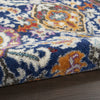 2’ x 8’ Blue and Gold Intricate Runner Rug