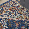 4’ x 6’ Blue and Ruby Medallion Area Rug