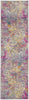 2’ x 8’ Yellow and Pink Coral Reef Runner Rug