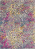 4’ x 6’ Yellow and Pink Coral Reef Area Rug