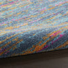 2’ x 8’ Blue Distressed Striations Runner Rug