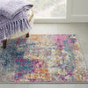 2’ x 3’ Ivory and Multi Abstract Scatter Rug