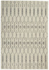 4’ x 6’ Ivory and Gray Geometric Area Rug