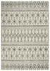 5’ x 7’ Ivory and Gray Berber Pattern Area Rug