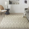 5’ x 7’ Ivory and Gray Berber Pattern Area Rug