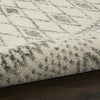 5’ x 7’ Ivory and Gray Berber Pattern Area Rug