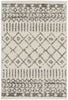 2’ x 3’ Ivory and Gray Geometric Scatter Rug