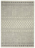 4’ x 6’ Ivory and Gray Geometric Area Rug