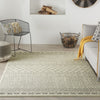 5’ x 7’ Ivory and Gray Geometric Area Rug