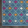 4’ x 6’ Blue Jewels Geometric Area Rug