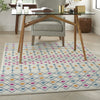 4’ x 6’ Ivory Jewels Geometric Area Rug