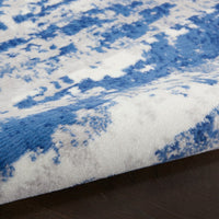 4’ x 6’ Ivory and Navy Oceanic Area Rug