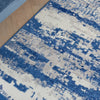 5’ x 7’ Ivory and Navy Oceanic Area Rug