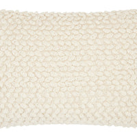 Off-White Knotted Detail Lumbar Pillow