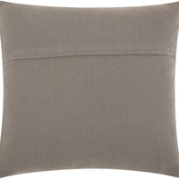 Mina Victory Life Styles DC142 Light Grey 20" x 20" Throw Pillow