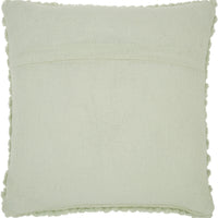 Mint Green Knotted Detail Throw Pillow