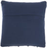 Dark Blue Chevron Detail Throw Pillow