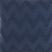 Dark Blue Chevron Detail Throw Pillow