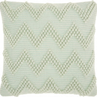 Mina Victory Life Styles DC173 Seafoam 20" x 20" Throw Pillow