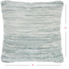 Petite Teal and White Striped Throw Pillow