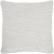 White Striped Throw Pillow