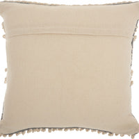 Bohemian Gray Throw Pillow