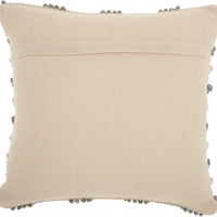 Bohemian Cream Detail Throw Pillow