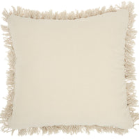 Cream Bohemian Decorative Throw Pillow