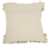 Sage and Ivory Textured Throw Pillow