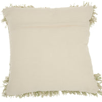 Sage and Ivory Textured Throw Pillow