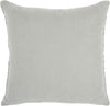 Light Gray Chunky Braid Throw Pillow