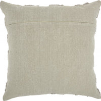 Light Gray Chevron Detailed Throw Pillow